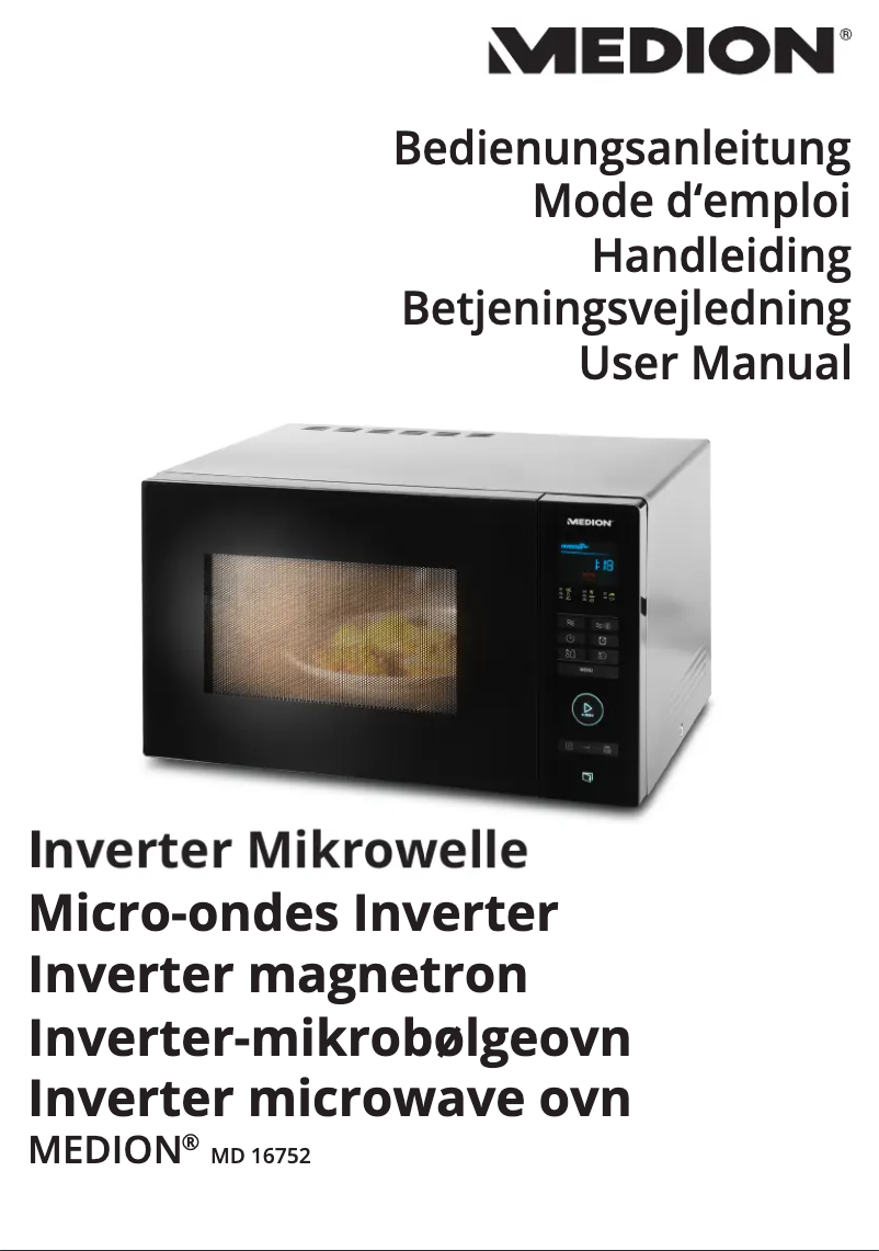 Page 1 de la notice Manuel utilisateur Medion MD 16752
