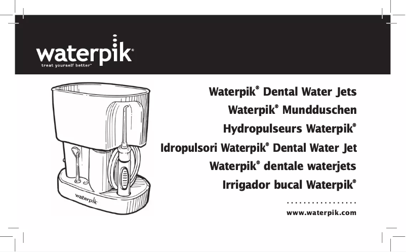 Page 1 de la notice Manuel utilisateur Waterpik WP-70