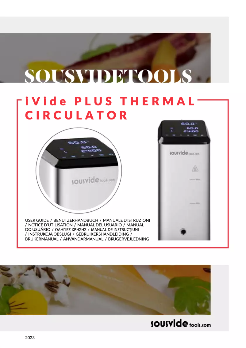 Page n°1 - Manuel utilisateur SousVideTools 222997