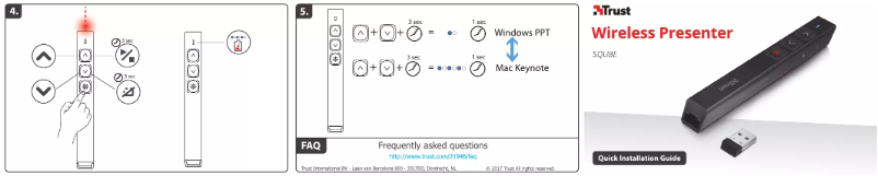 Page n°1 - Manuel utilisateur Trust Sqube 21946