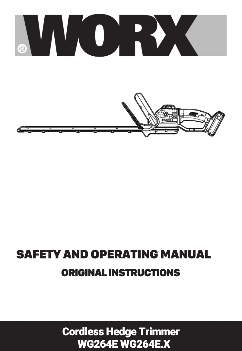 Página 1 del manual Manual de usuario Worx WG264E.9