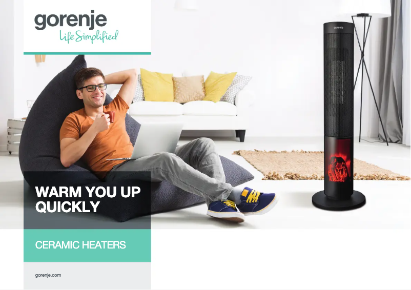 Page 1 de la notice Brochure Gorenje HE2500L