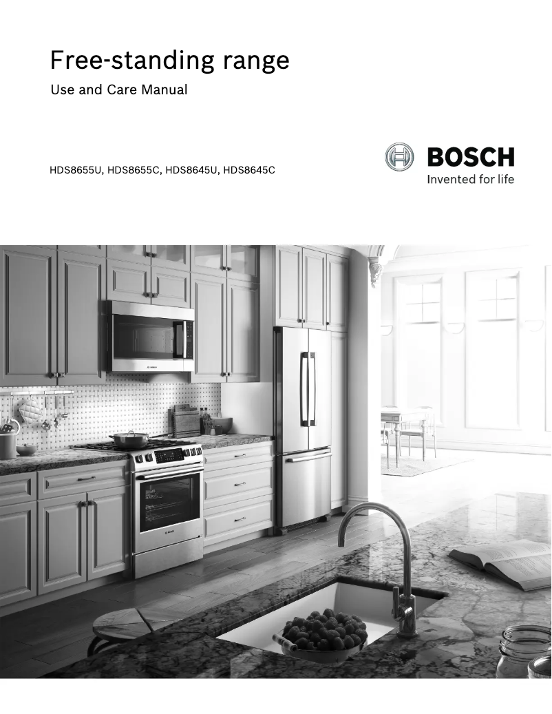Página 1 del manual Manual de usuario Bosch HDS8645U
