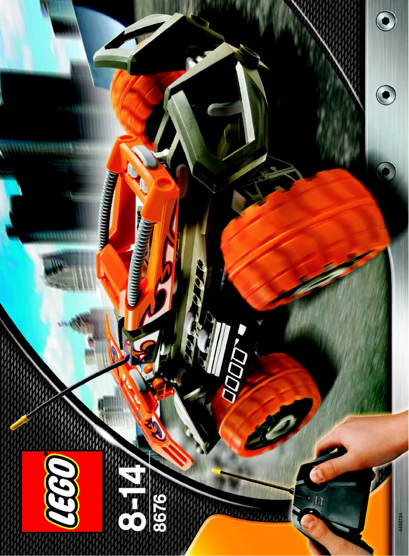 Page 1 of the manual User Manual Lego Racers 8676