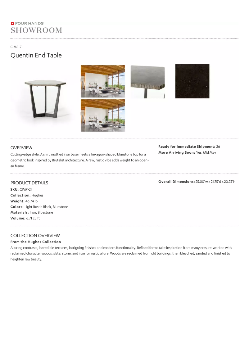 Página 1 del manual Manual de usuario Four Hands CIMP-21