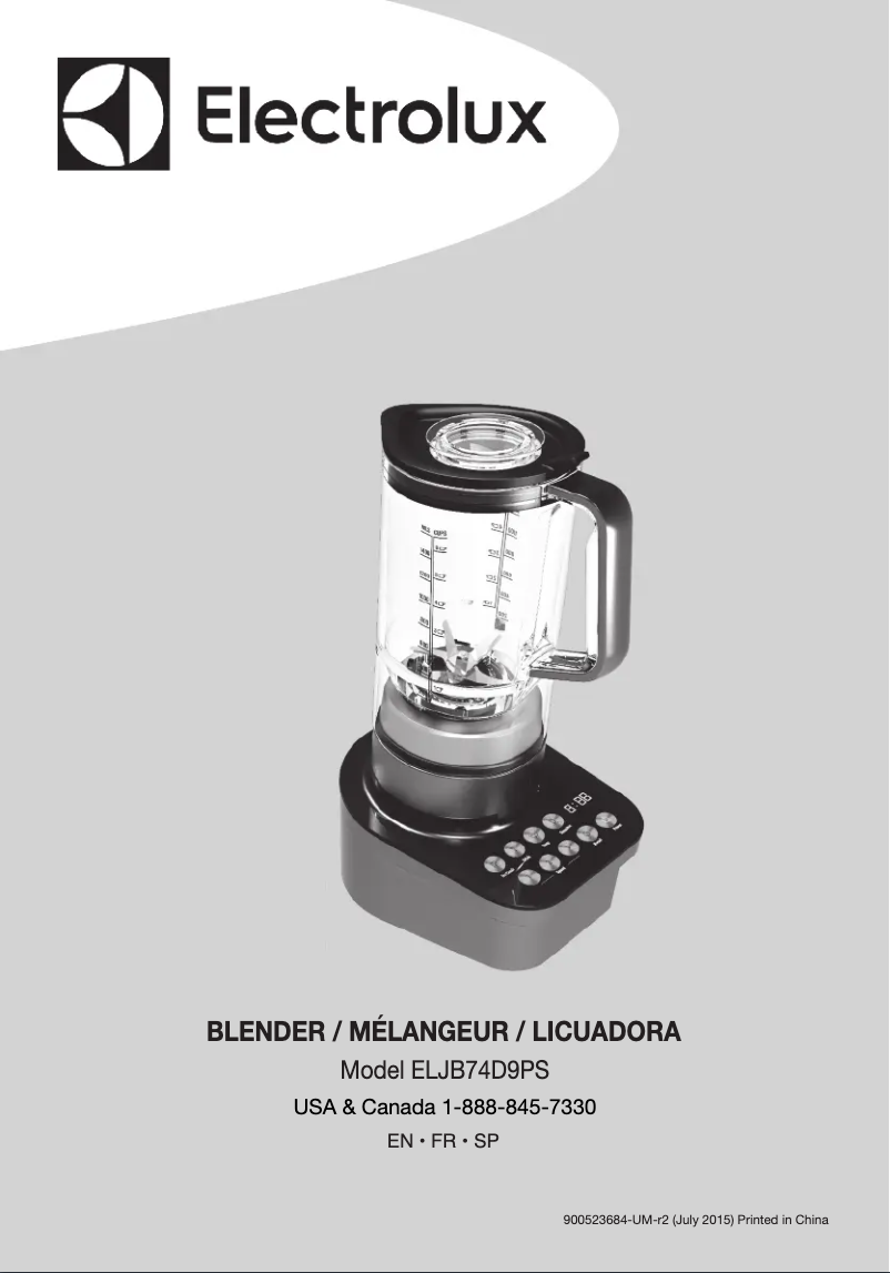 Image de la première page du manuel de l'appareil ELJB74D9PS