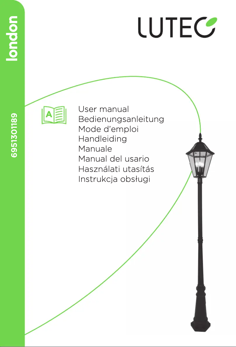 Page 1 de la notice Manuel utilisateur Lutec London
