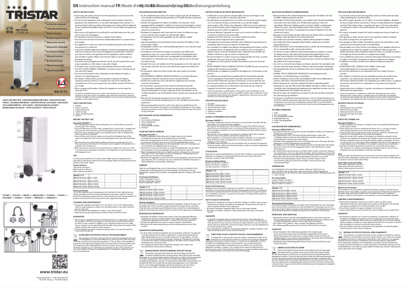 Image de la première page du manuel de l'appareil KA-5113