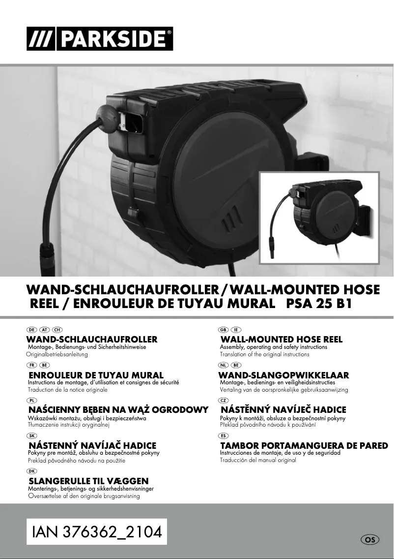 Page n°1 - Manuel utilisateur Parkside PSA25 B1