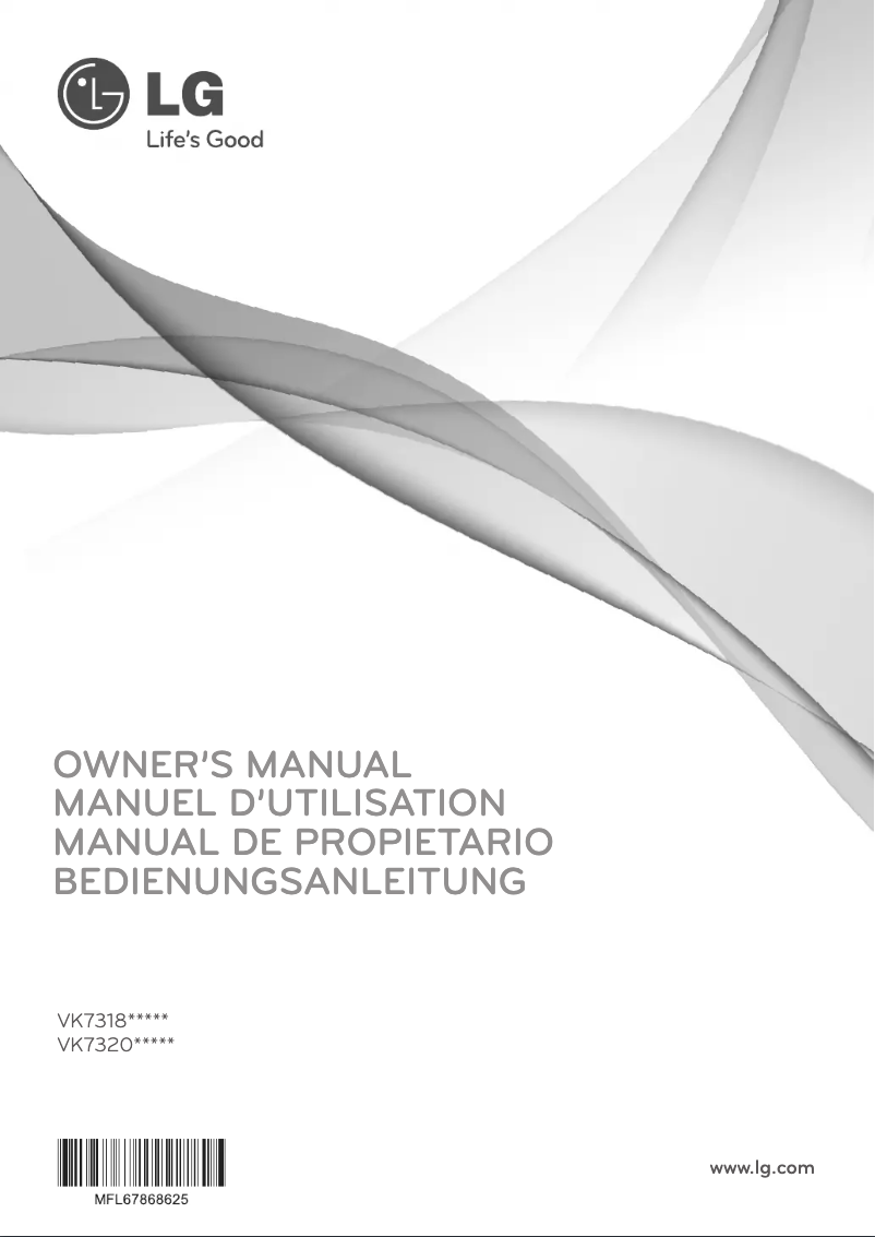 Página 1 del manual Manual de usuario LG VK7320NHAC