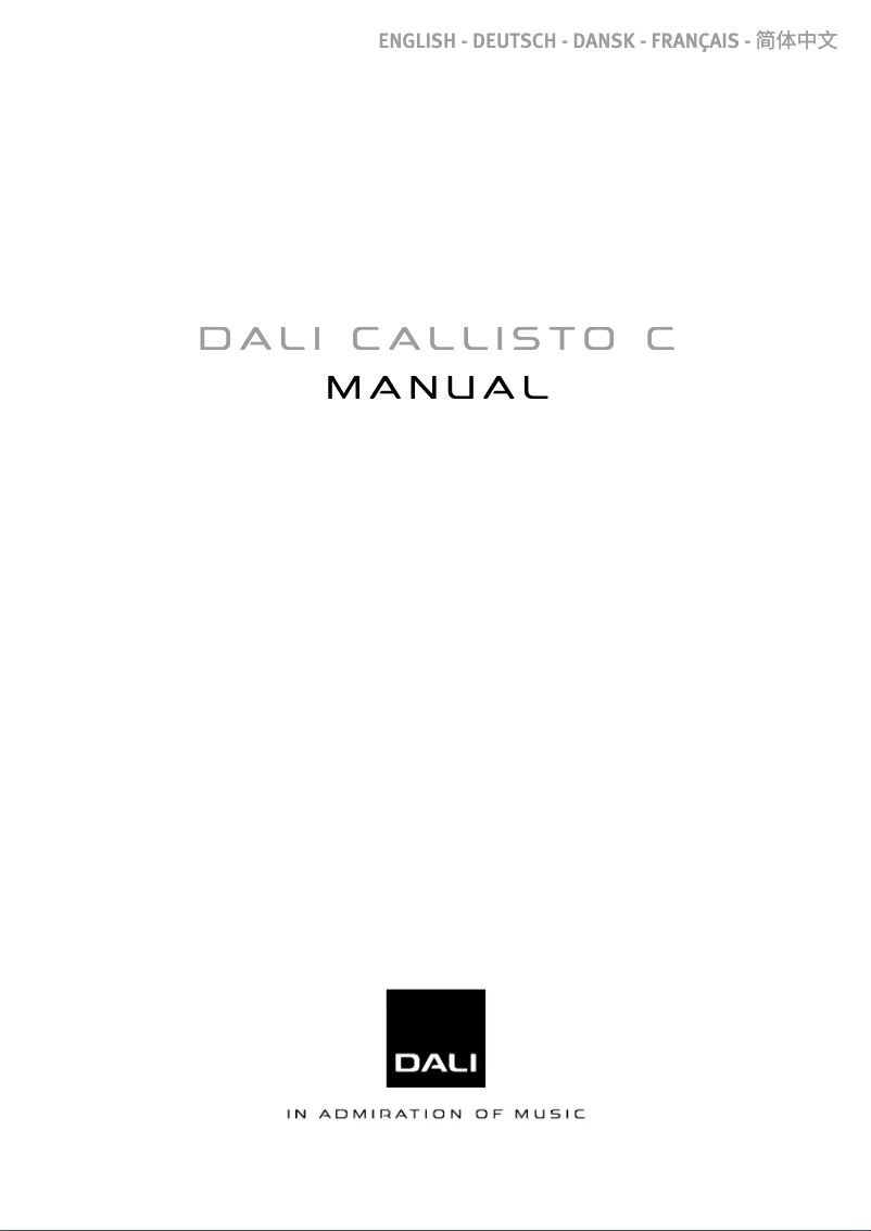 Image de la première page du manuel de l'appareil Callisto 2 C