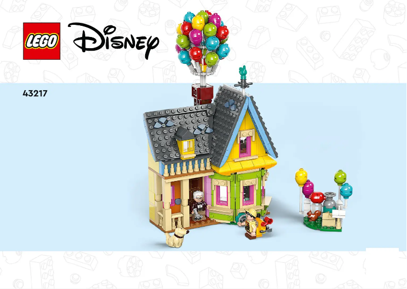 Page n°1 - Consignes visuelles Lego Disney 43217