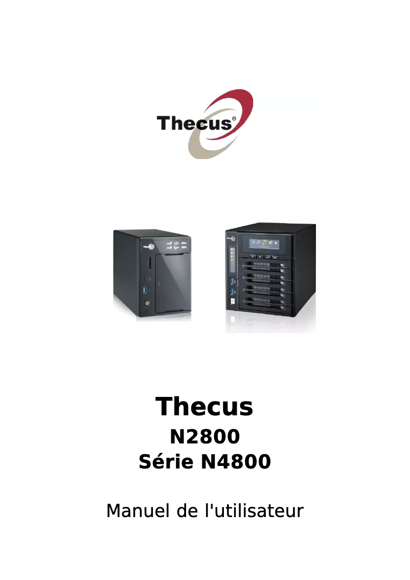 Page n°1 - Manuel utilisateur Origin Storage Thecus N4800Eco