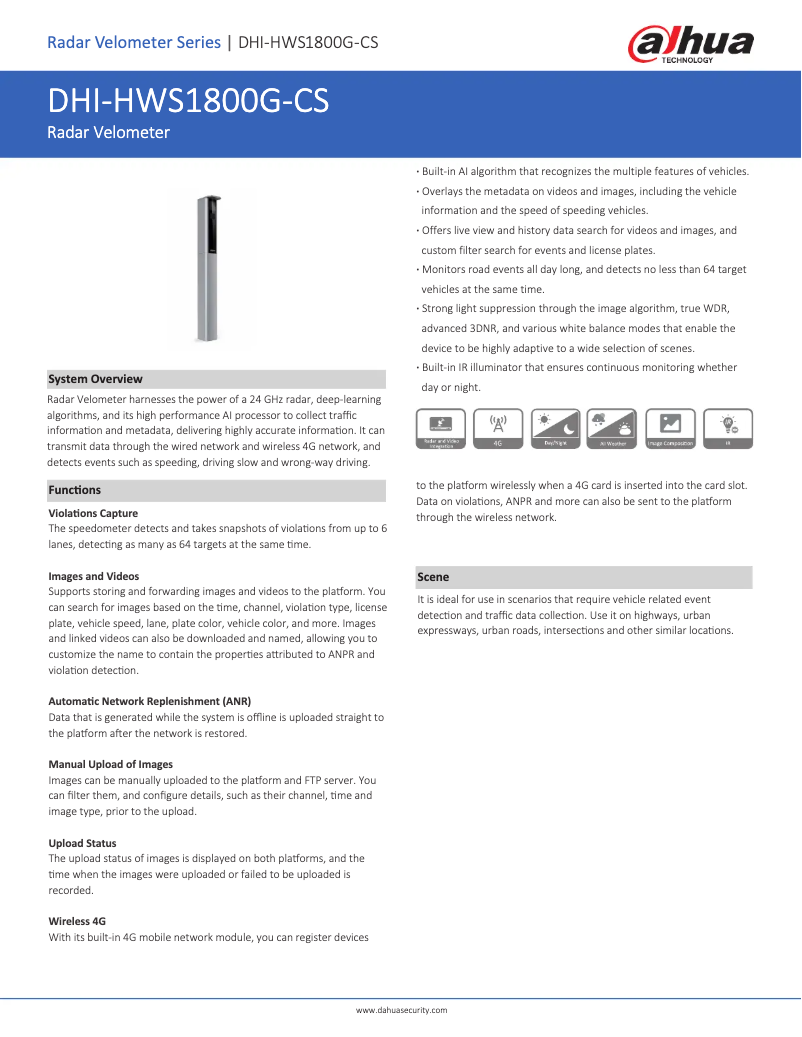 Image de la première page du manuel de l'appareil HWS1800G-CS