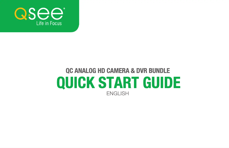 Image de la première page du manuel de l'appareil QCA8045B