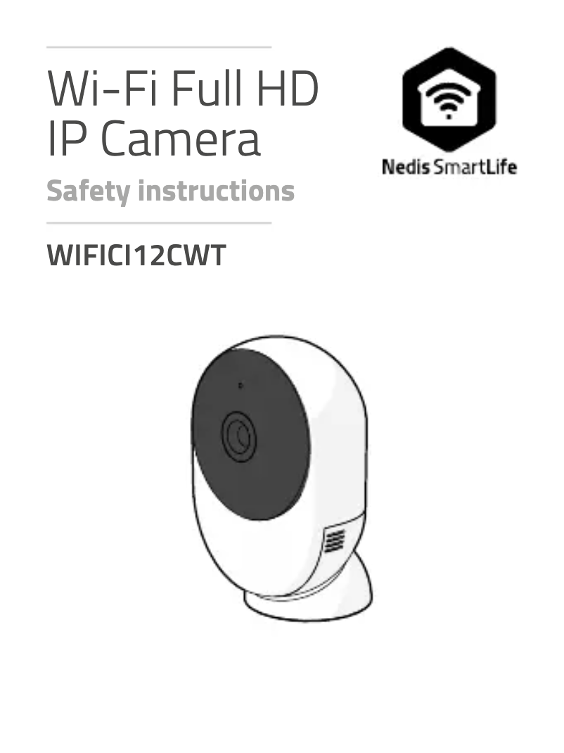 Image de la première page du manuel de l'appareil WIFICI12CWT