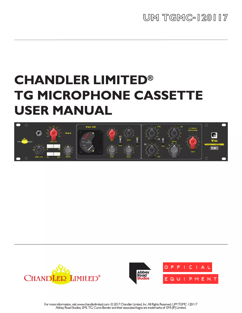 Image de la première page du manuel de l'appareil TG Microphone Cassette