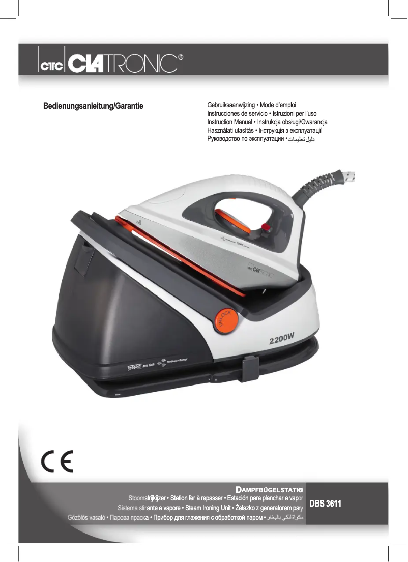 Page 1 de la notice Manuel utilisateur Clatronic DBS 3611