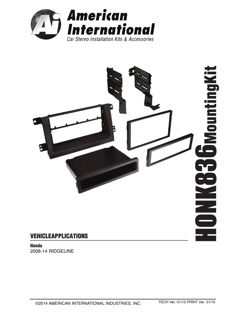 Page 1 de la notice Manuel utilisateur American International HONK836