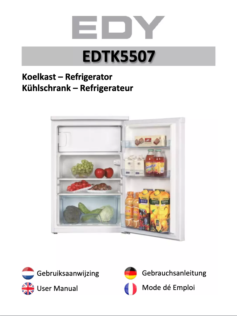 Page n°1 - Manuel utilisateur Edy EDTK5507