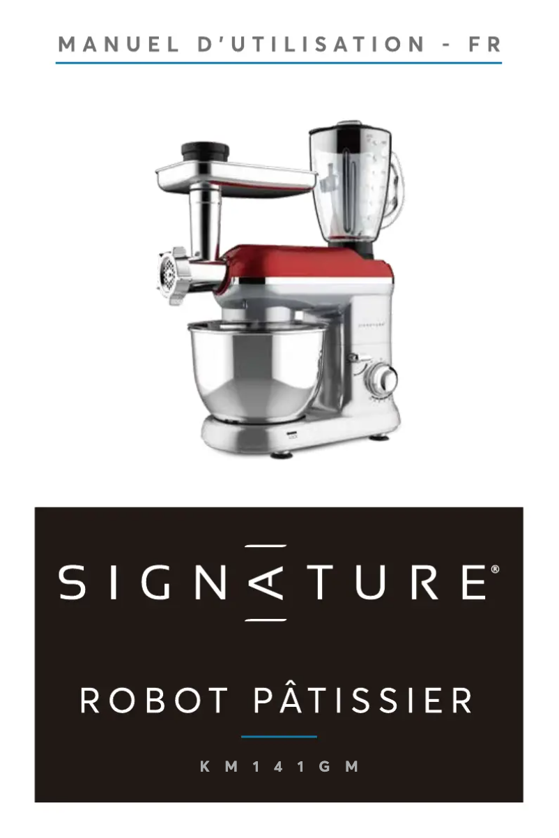 Page 1 de la notice Manuel utilisateur Signature KM141GM