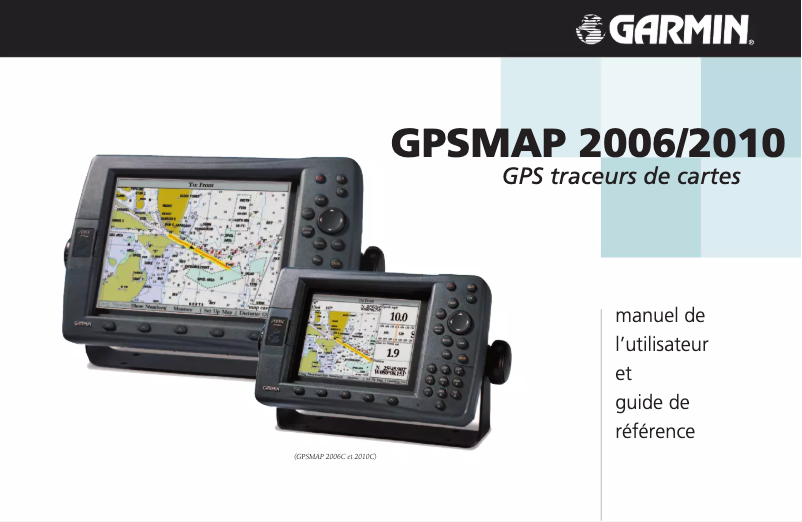 Page n°1 - Manuel utilisateur Garmin GPSMAP 2006