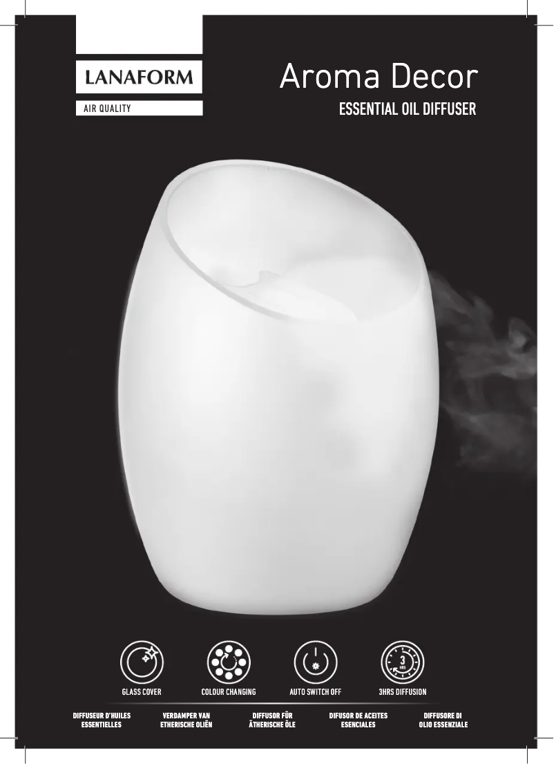 Image de la première page du manuel de l'appareil Aroma Decor