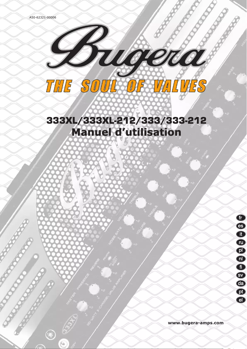 Page n°1 - Manuel utilisateur Bugera 333XL-212