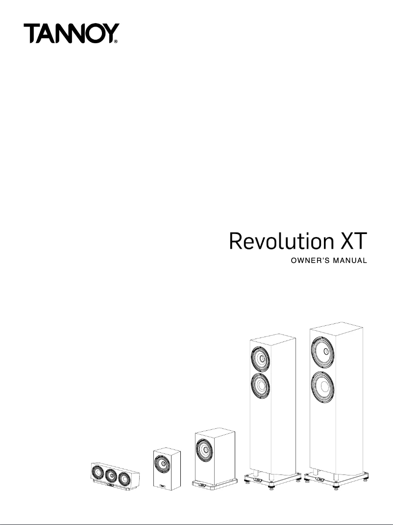 Page 1 de la notice Mode d'emploi Tannoy Revolution XT 6F