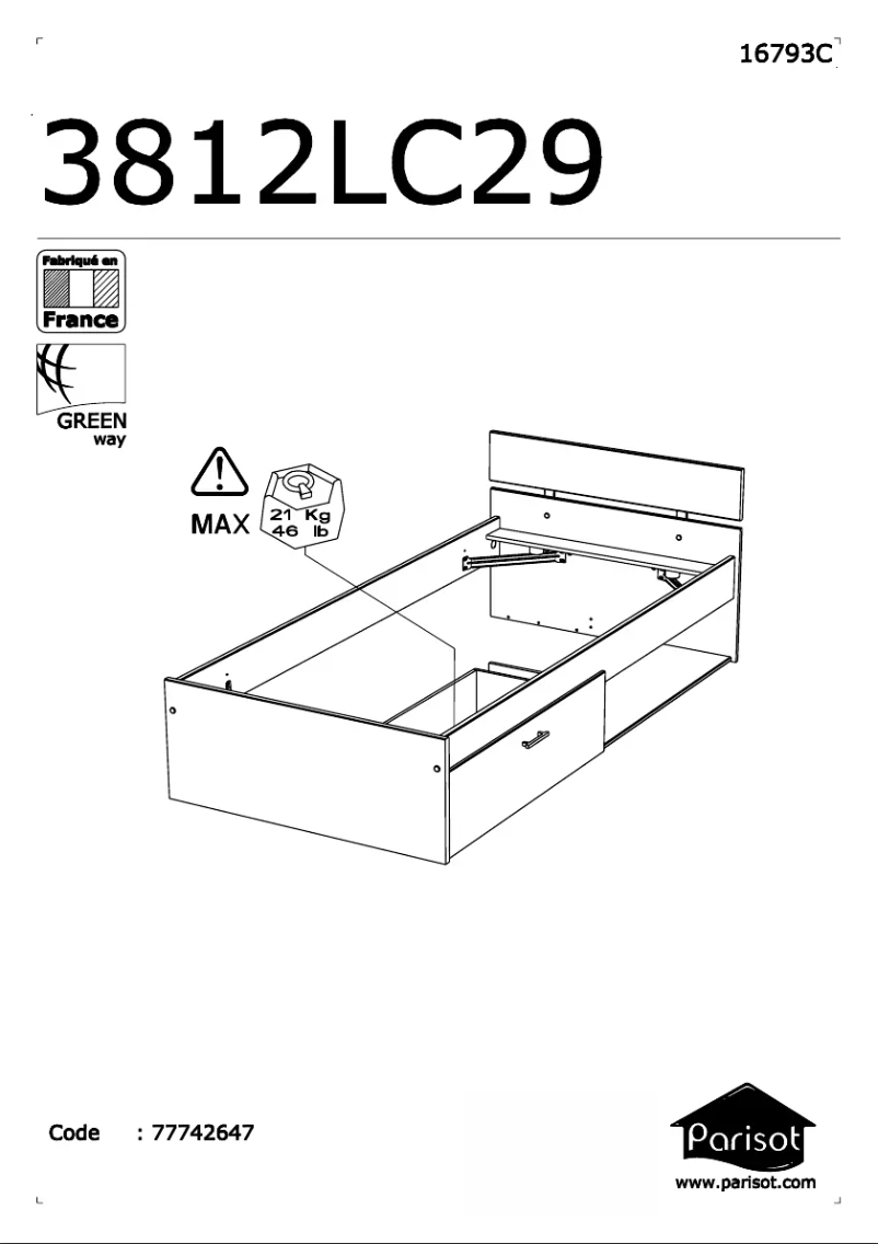 Image de la première page du manuel de l'appareil Infinity 3812LC29