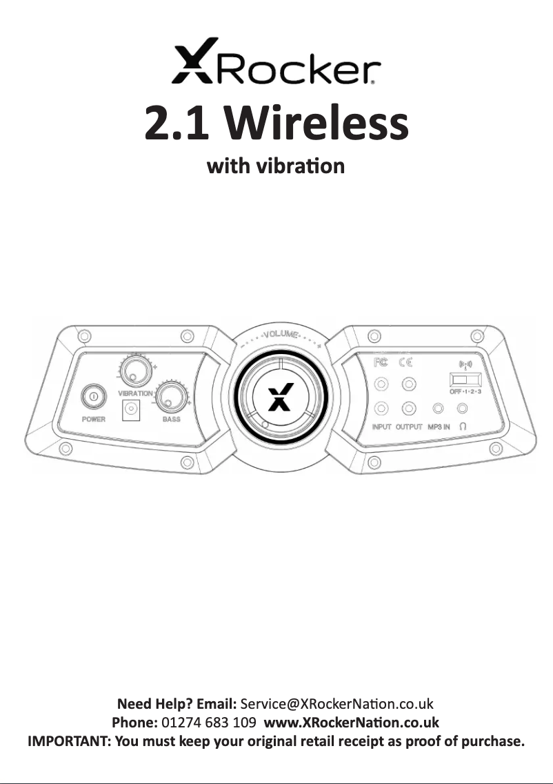 Image de la première page du manuel de l'appareil Vision 2.1