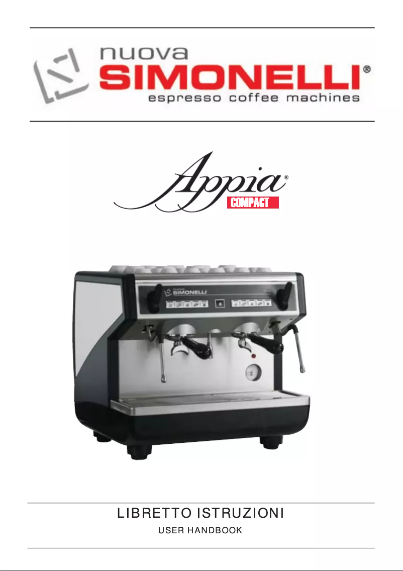 Page n°1 - Manuel utilisateur Nuova Simonelli Appia Compact