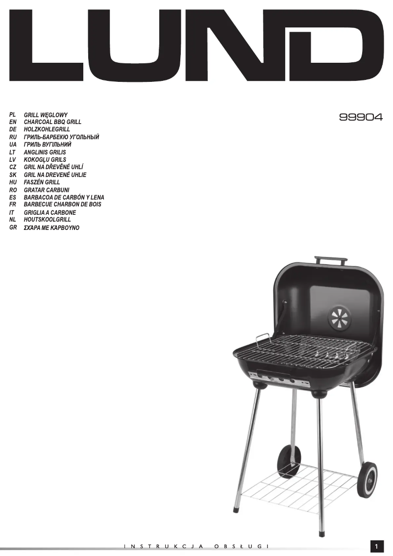 Page n°1 - Manuel utilisateur Lund 99904