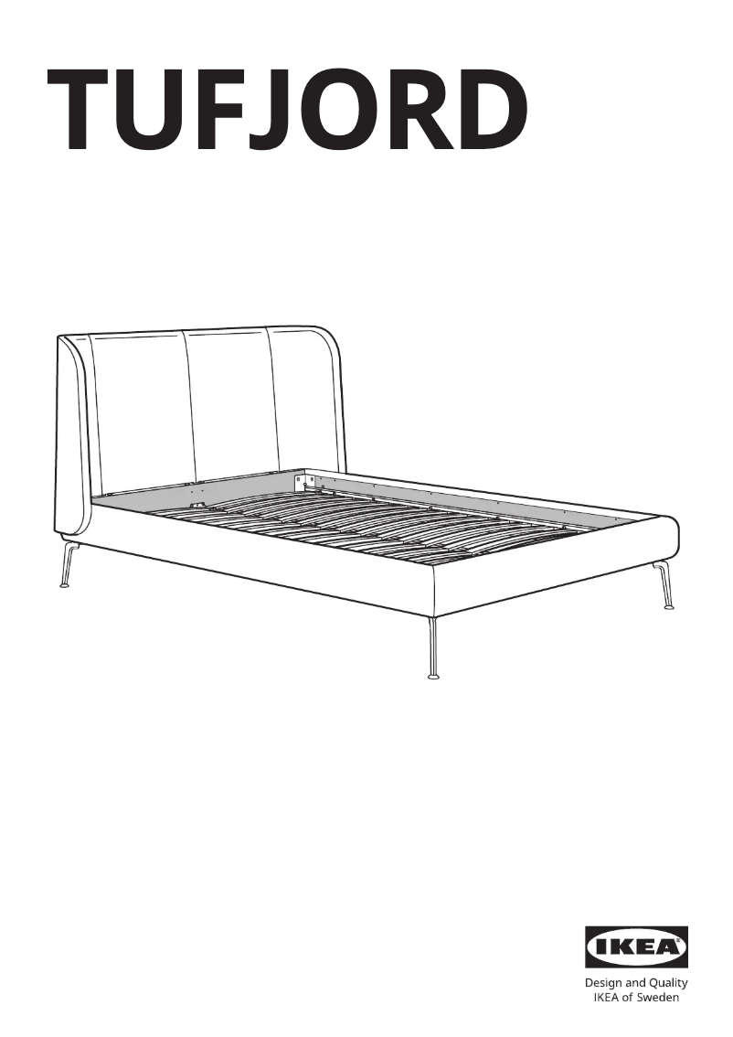 Page 1 de la notice Manuel utilisateur Ikea TUFJORD 704.464.27