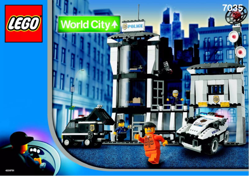 Page 1 de la notice Manuel utilisateur Lego World City 7035
