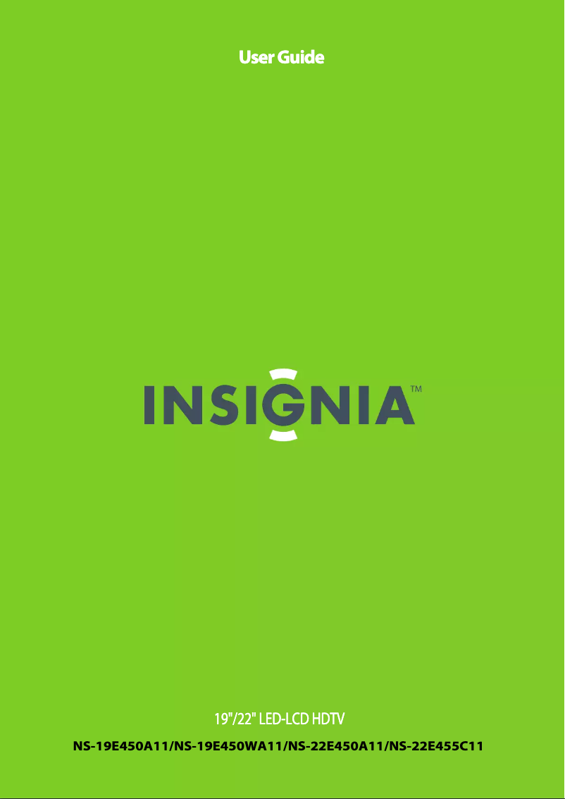 Image de la première page du manuel de l'appareil NS-22E455C11