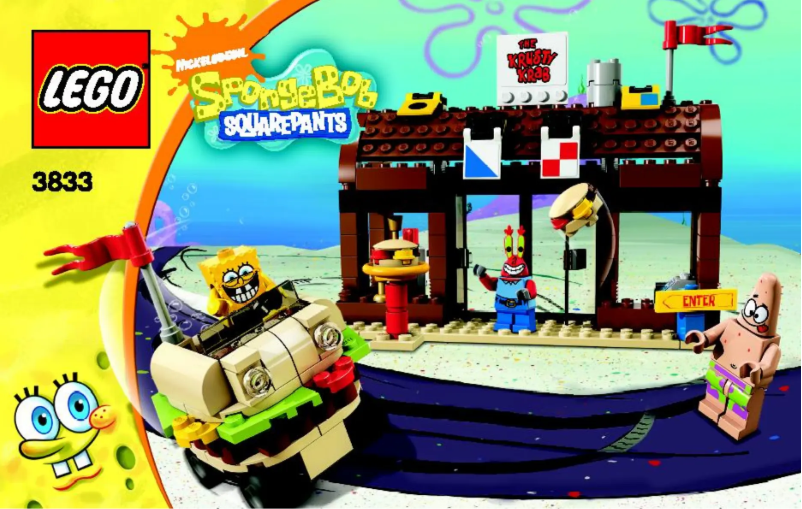 Page n°1 - Manuel utilisateur Lego SpongeBob 3833