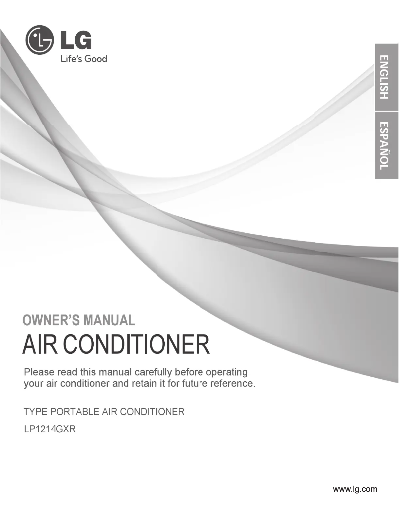 Page n°1 - Manuel utilisateur LG LP1214GXR