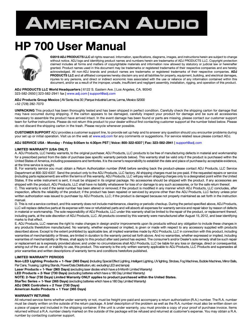 Image de la première page du manuel de l'appareil HP 700