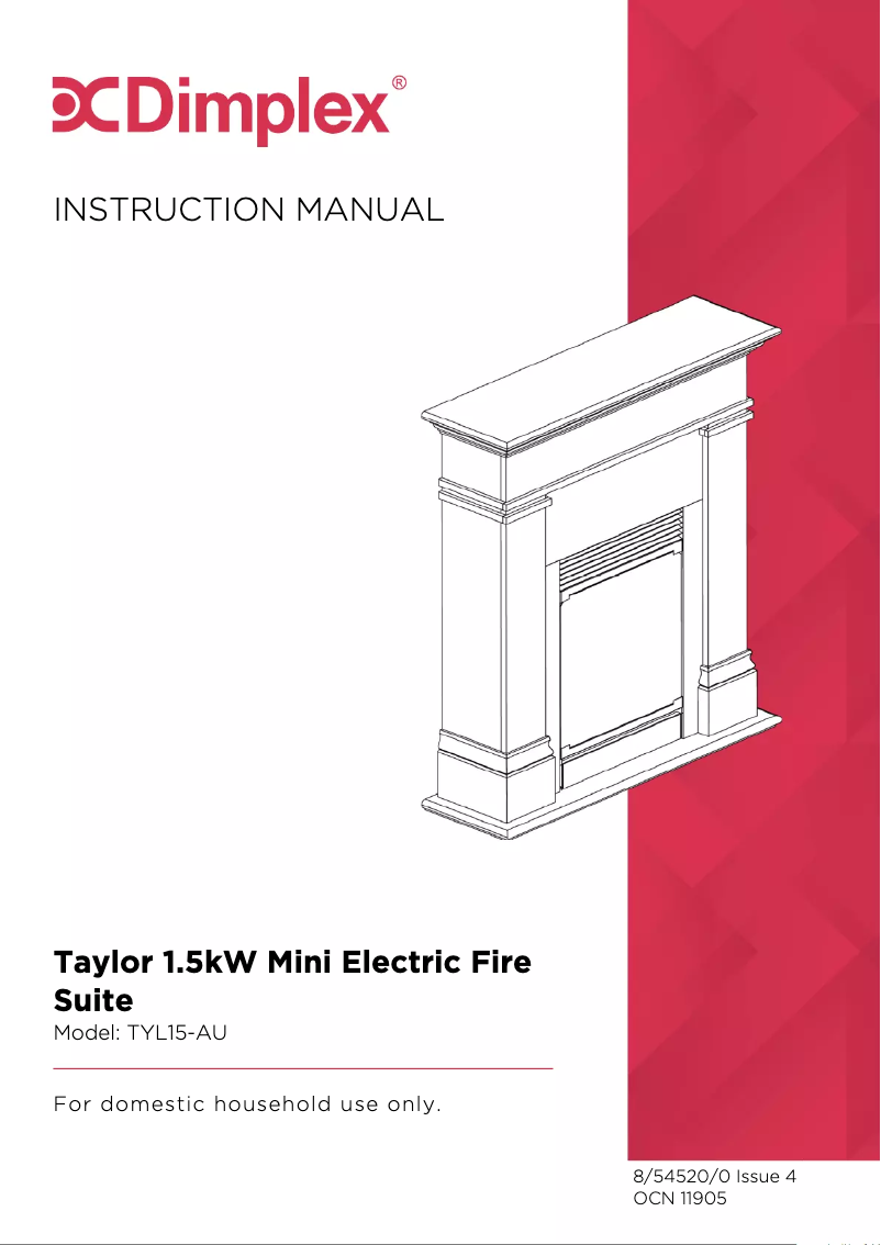 Imagen de la primera página del manual del dispositivo TYL15-AU