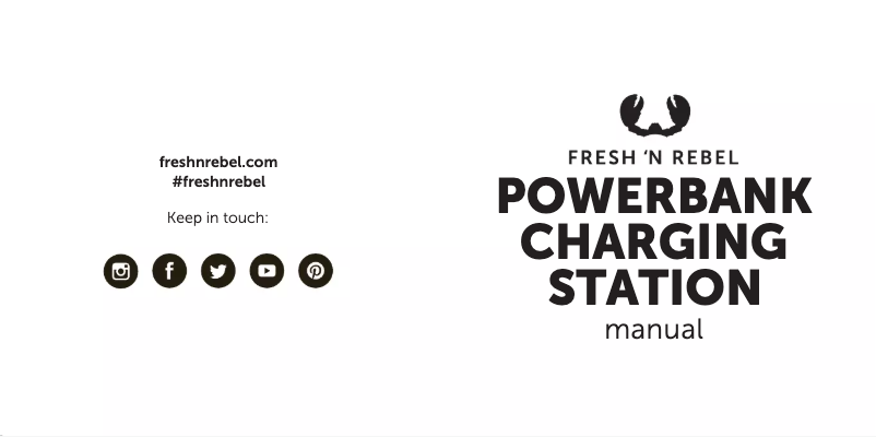 Page n°1 - Manuel utilisateur Fresh 'n Rebel Powerbank Charging Station