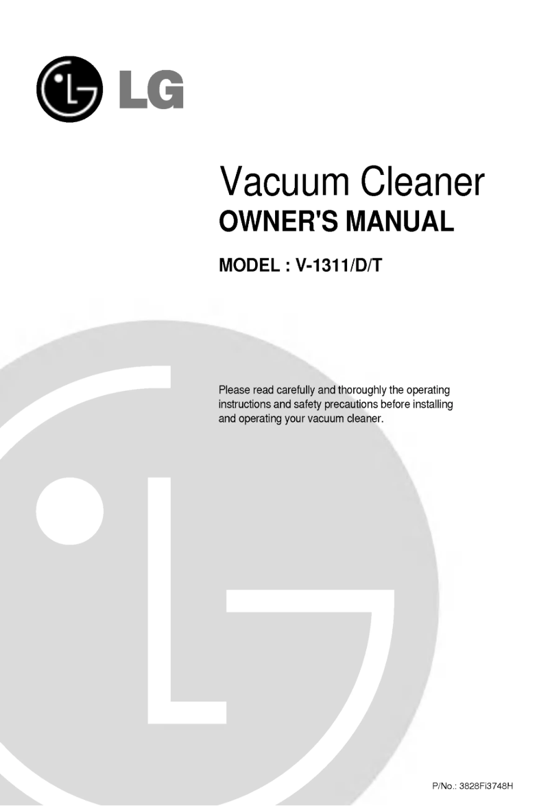 Image de la première page du manuel de l'appareil V-1311D