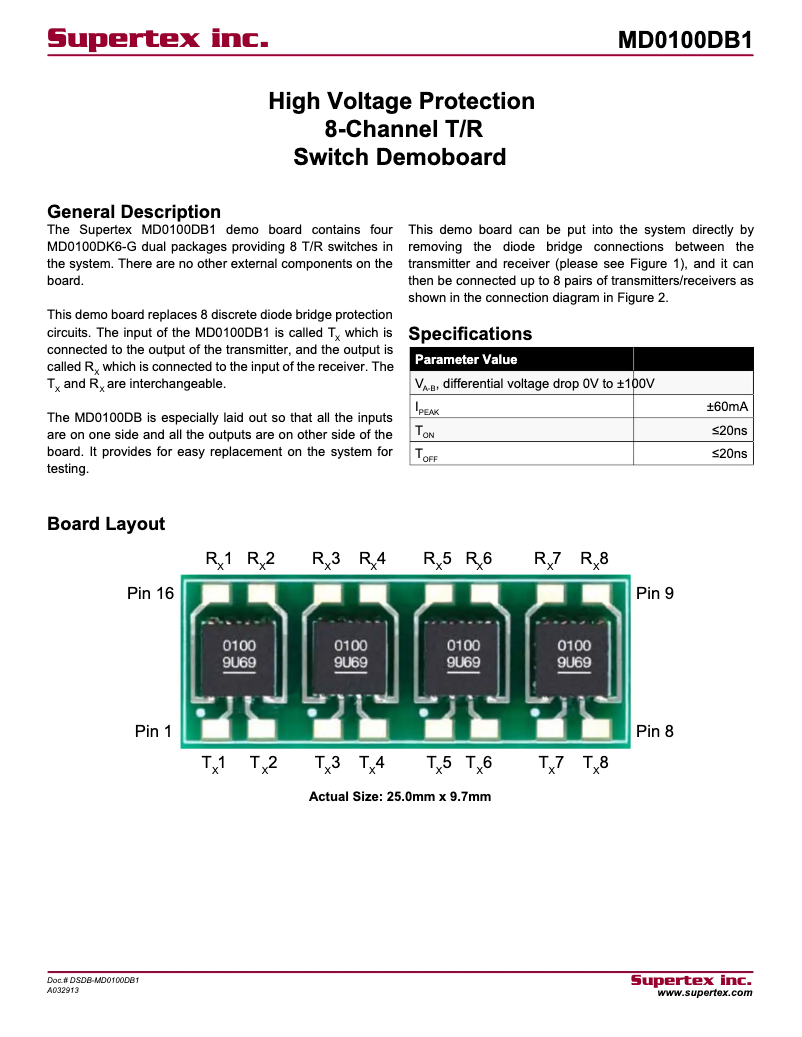 Page 1 de la notice Manuel utilisateur Microchip MD0100DB1