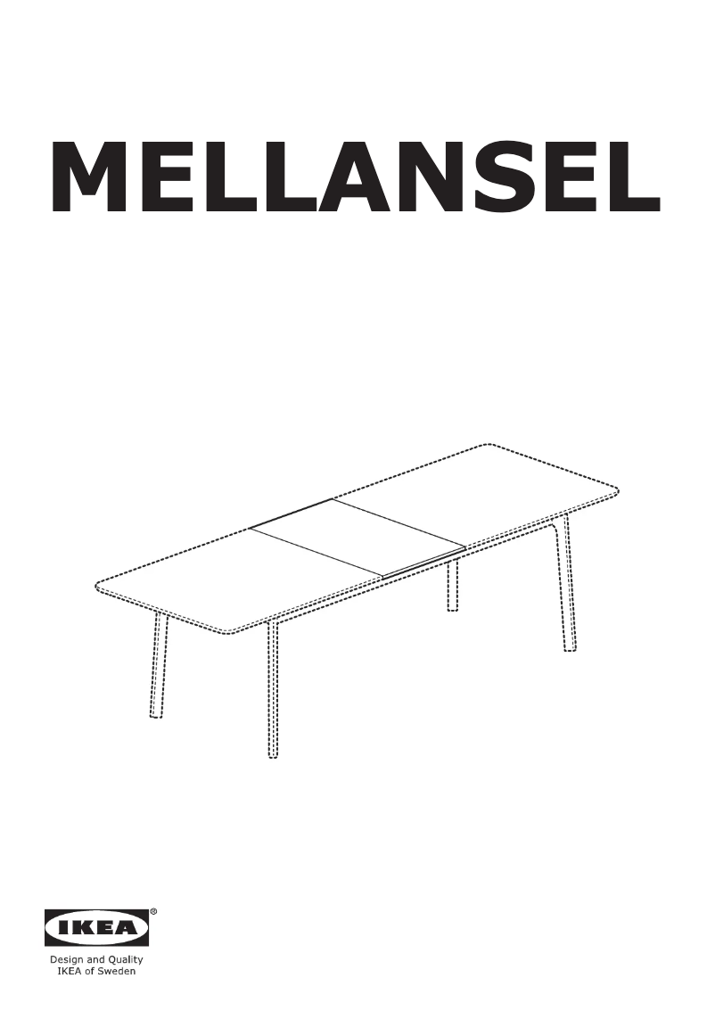 Image de la première page du manuel de l'appareil MELLANSEL 904.947.33