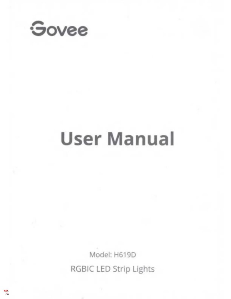 Image de la première page du manuel de l'appareil H619D