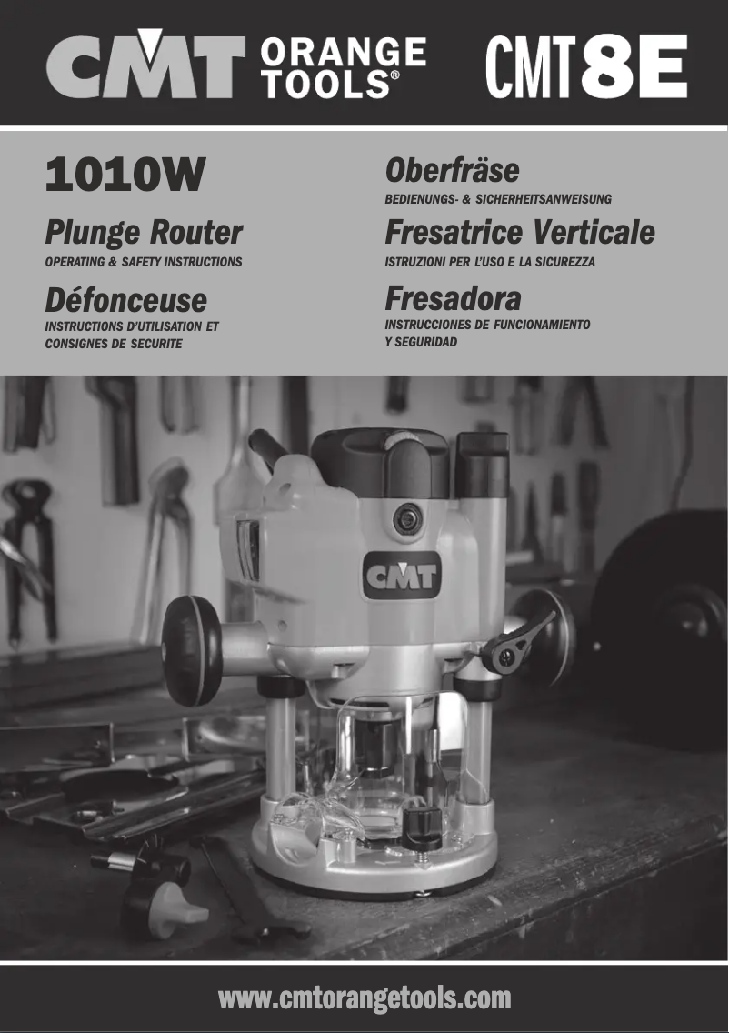 Page 1 de la notice Manuel utilisateur CMT Orange Tools CMT8E