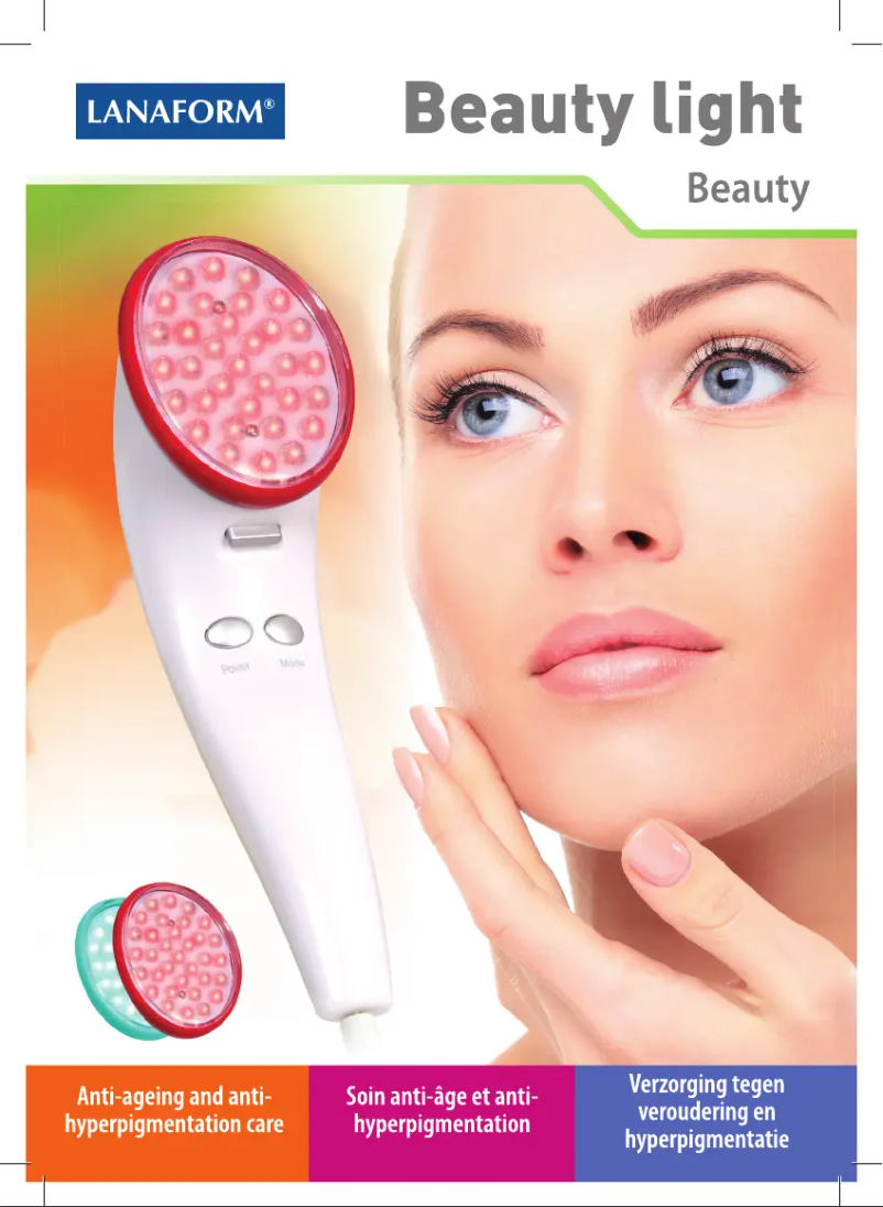 Page n°1 - Manuel utilisateur Lanaform Beauty Light LA131307