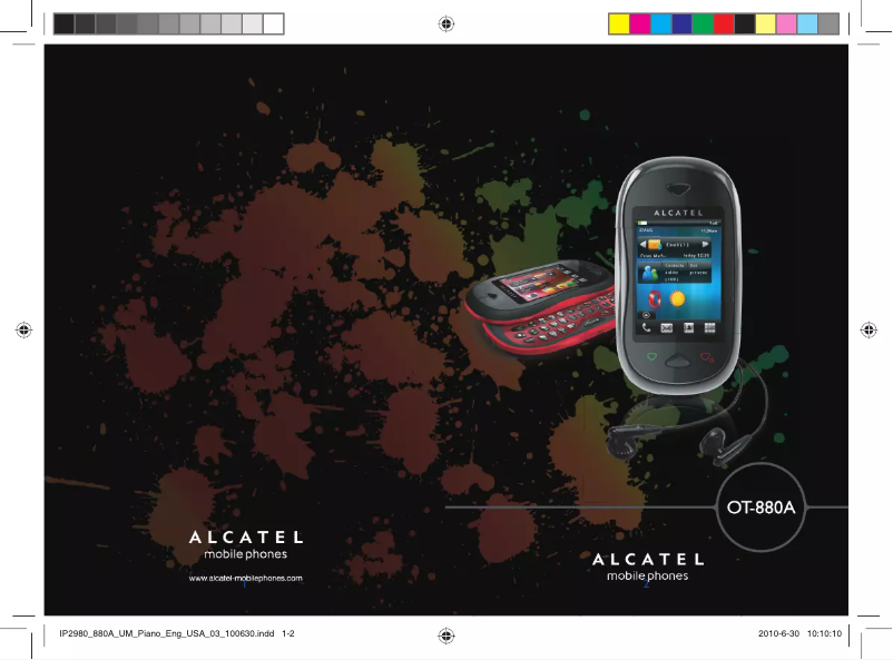 Page n°1 - Manuel utilisateur Alcatel One Touch 880A