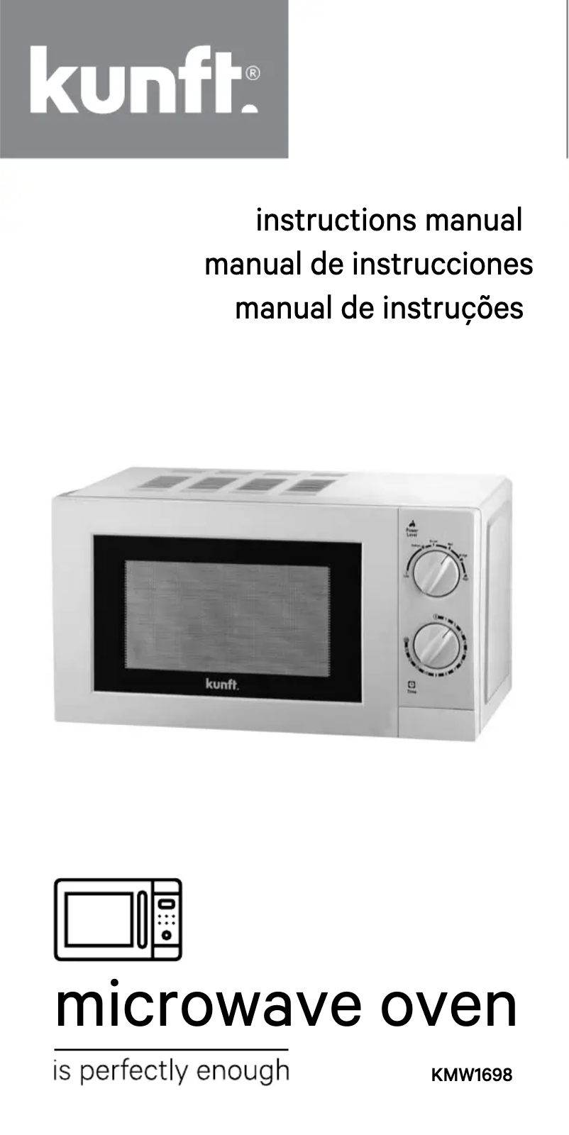 Image de la première page du manuel de l'appareil KMW1698