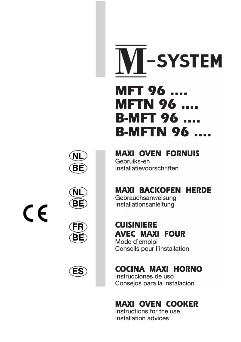 Image de la première page du manuel de l'appareil MFTN-96
